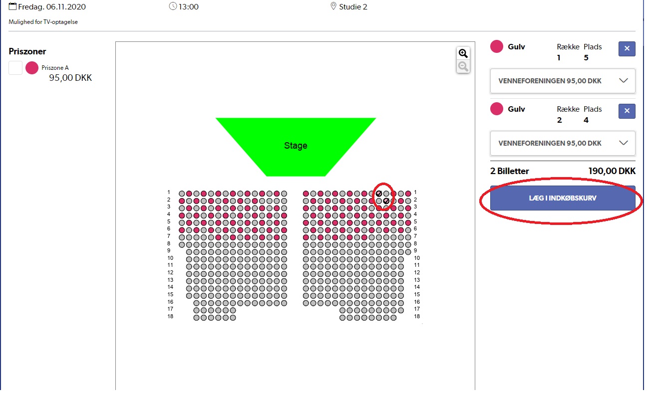 arbejdsprøve salsoversigt
